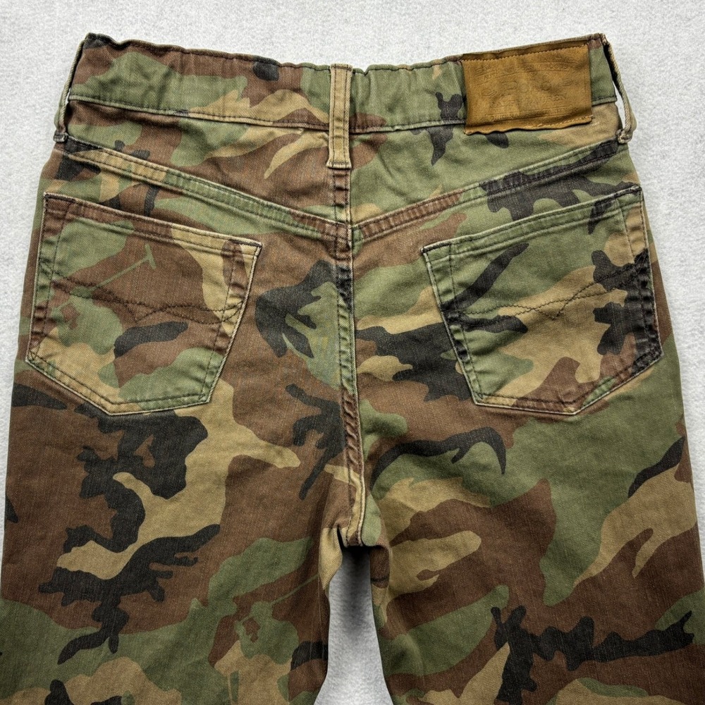 Polo Ralph Lauren Sullivan Slim Pants Boys 12 Green Camo Stretch Twill Chinos - Picture 4 of 15